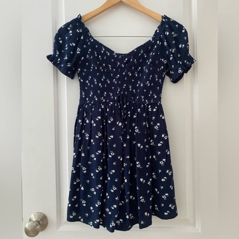 women's navy and blue playsuit-romper